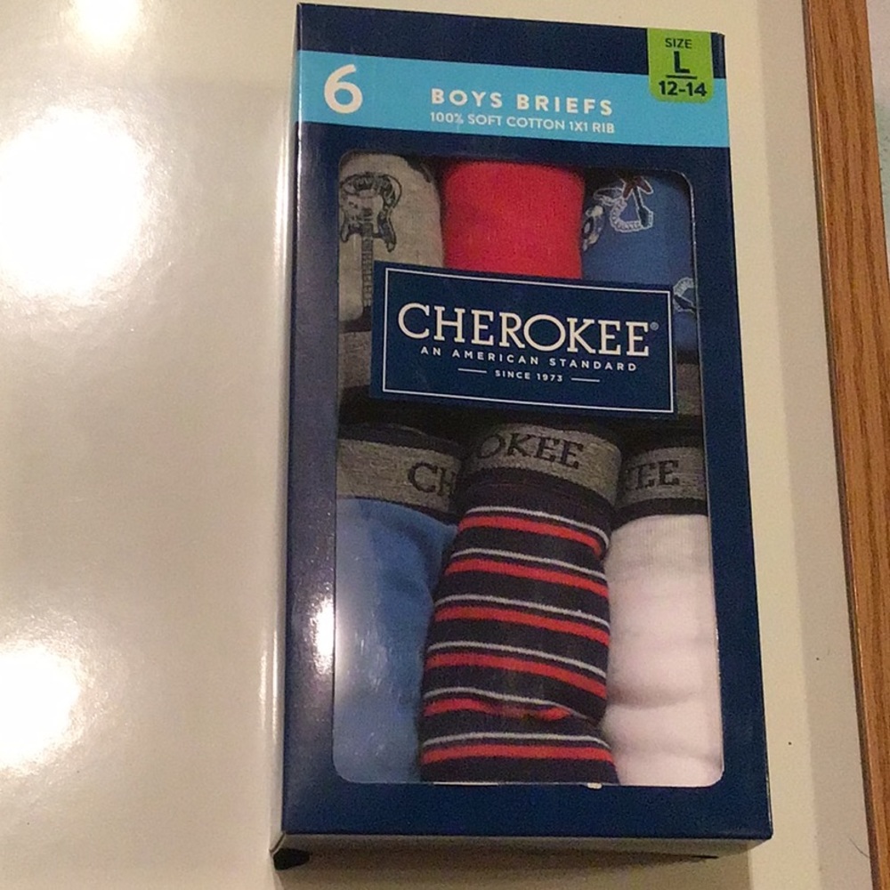 Cherokee 6-pair Boys Briefs